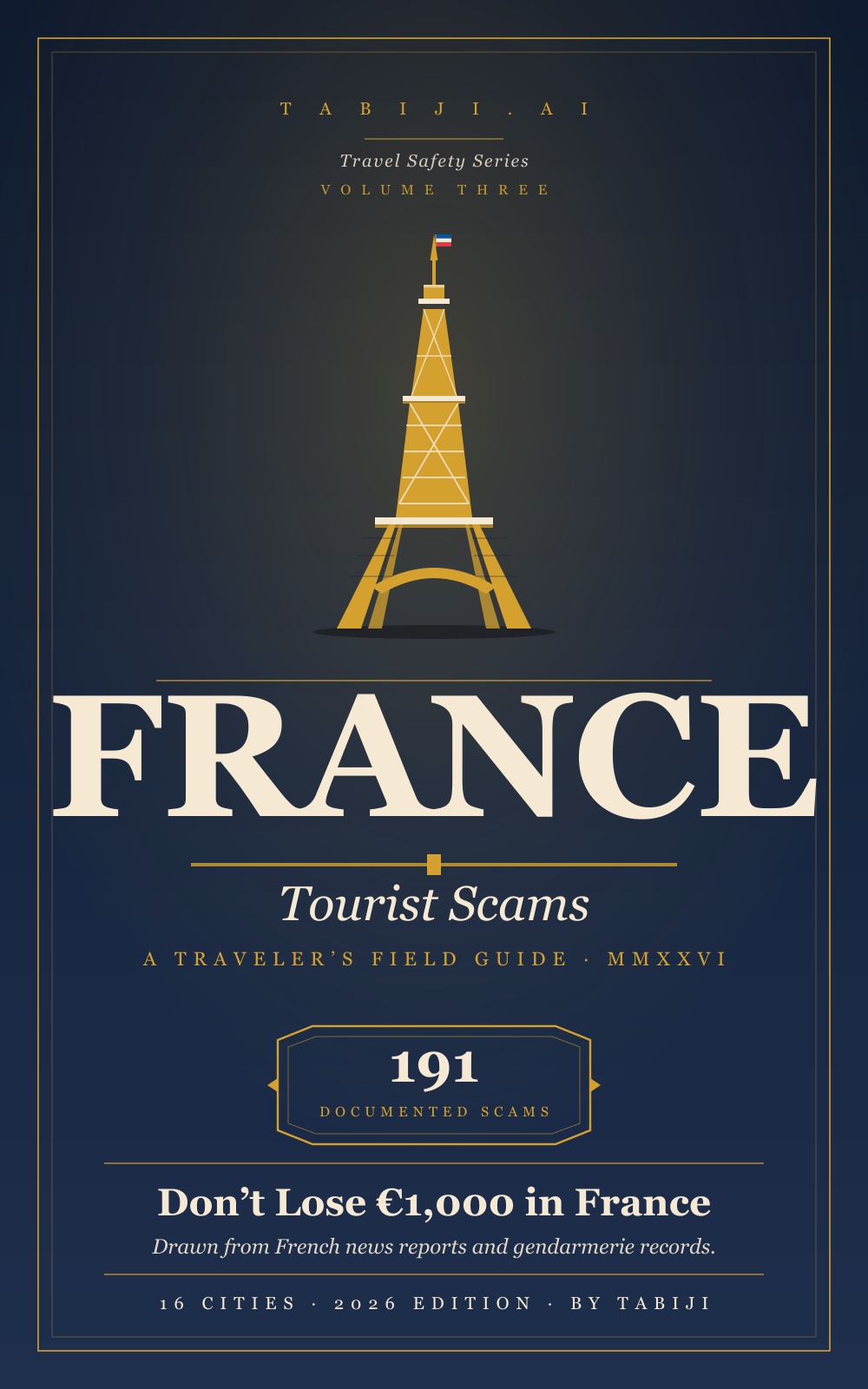 France: Tourist Scams book cover