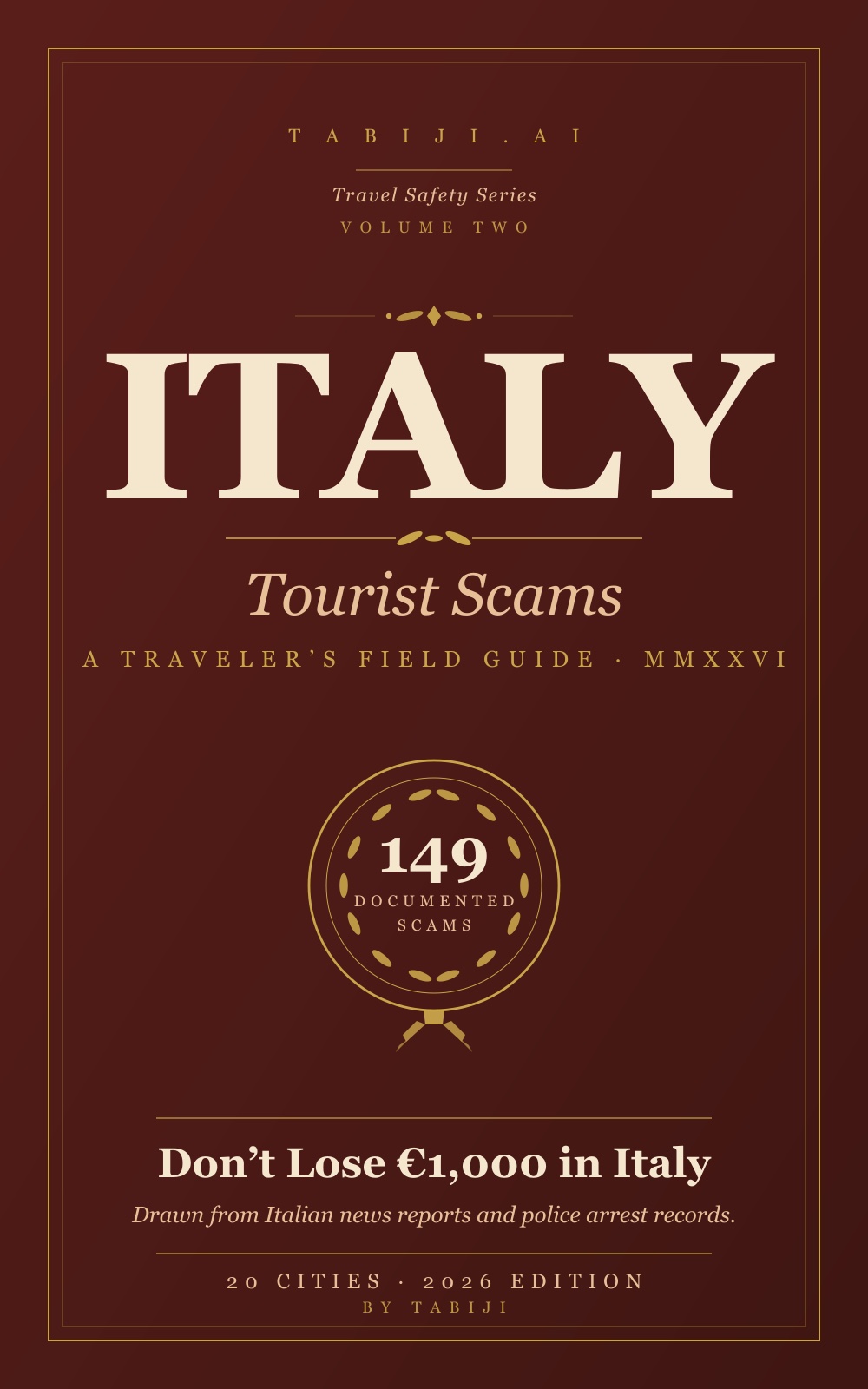 Italy: Tourist Scams book cover